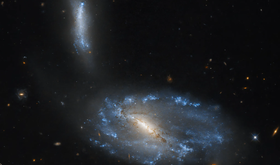 Nuevas imgenes de galaxias centelleantes tomadas por Hubble 