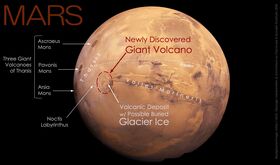 Un gigantesco volcn en Marte oculto a plena vista
