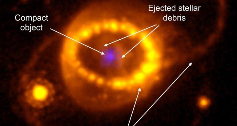 Sorpresa cientfica Descubren restos de una estrella de neutrones en la supernova 1987A