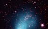 Una colisin titnica de cmulos de galaxias desafa a la cosmologa estndar