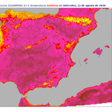 AEMET actualiza el eclipse dnde habr nubes y dnde hay riesgon de incendio