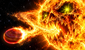 Planetas zombi y estrellas que devoran mundos un Halloween fuera de la Tierra