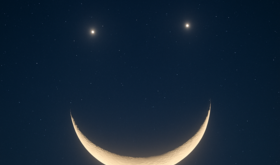 Has visto la Luna sonriente de la madrugada As fue realmente este simptico fenmeno