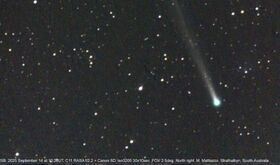 Brillante sorpresa celestial el cometa C2025 R2 SWAN avanza hacia nuestros cielos