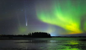 Las mejores fotos del cometa Lemmon que estn iluminando las redes