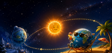 Afelio Hoy la Tierra est ms lejos del Sol y sin embargo es verano