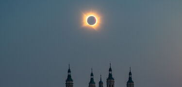 La foto del eclipse en Zaragoza que eligi la NASA es real o un montaje