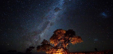 Un refugio de vida salvaje y de estrellas en el desierto de Namibia