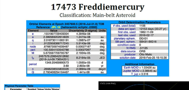 asteroide freddy mercury