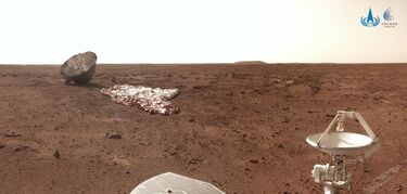 Llegan nuevos datos de Marte recogidos por el rover chino Zhurong