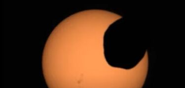 Espectaculares imgenes de un eclipse solar en Marte