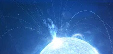 Los expertos afirman que hay volcanes en las estrellas de neutrones 