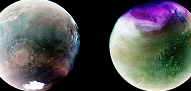 La misin MAVEN sorprende con imgenes ultravioletas del planeta rojo 