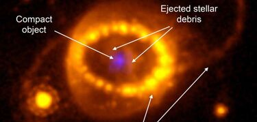 Sorpresa cientfica Descubren restos de una estrella de neutrones en la supernova 1987A