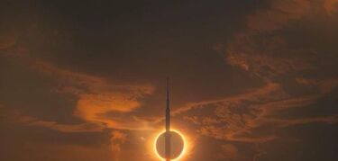 imágenes eclipse total sol 8 abril 2024