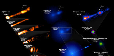 19 telescopios se unen en una observacin sin precedentes del ms famoso agujero negro