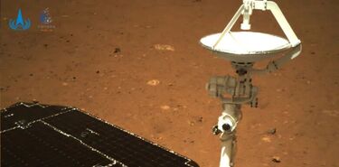 El rover de China manda sus primeros selfies desde Marte