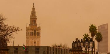 La calima llena Espaa de imgenes de Marte