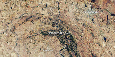 Una cicatriz colosal Vredefort el mayor crter del mundo y su origen