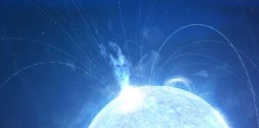 Los expertos afirman que hay volcanes en las estrellas de neutrones 