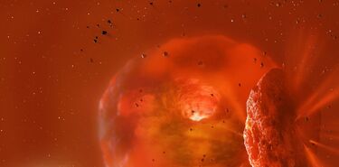 Detectan una nueva colisin entre dos planetas gigantes de hielo 