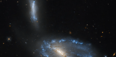 Nuevas imgenes de galaxias centelleantes tomadas por Hubble 