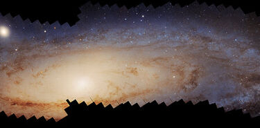 Hubble desvela la historia oculta de la galaxia de Andrmeda