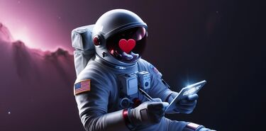 Cartas de amor desde el espacio Mensajes romnticos enviados ms all de la Tierra