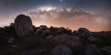 Sierras de Mahoma Astroturismo en el Mar de Piedras en Uruguay
