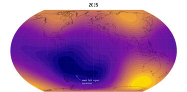 Una misteriosa debilidad en el campo magntico terrestre intriga a la comunidad cientfica