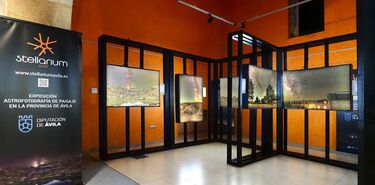 Las estrellas viajan por vila la exposicin itinerante que une pueblos bajo un cielo