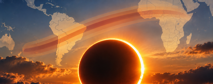 Eclipse solar del 6 de febrero de 2027 dnde ver el anillo de fuego y cunto durar