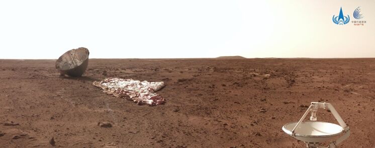 Llegan nuevos datos de Marte recogidos por el rover chino Zhurong