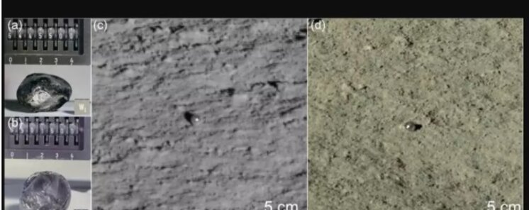 El rver chino encuentra esferas de vidrio en el lado oculto de la luna