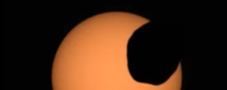 Espectaculares imgenes de un eclipse solar en Marte