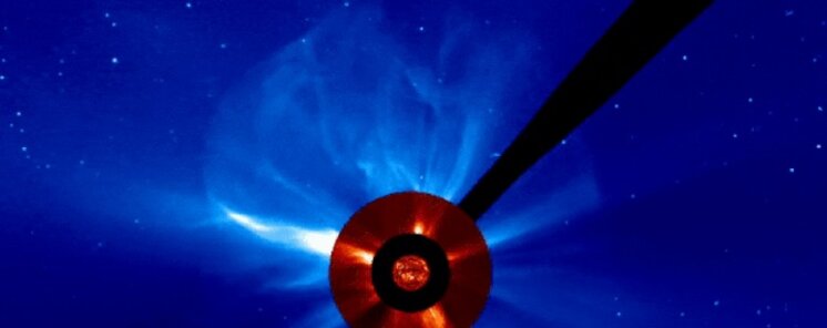 Un evento histrico del Sol deja imgenes asombrosas del halo solar