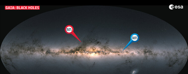 Gaia descubre una nueva familia de agujeros negros 
