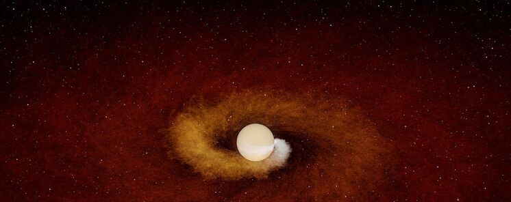 Pillados in fraganti Los astrnomos detectan una estrella devorando un planeta