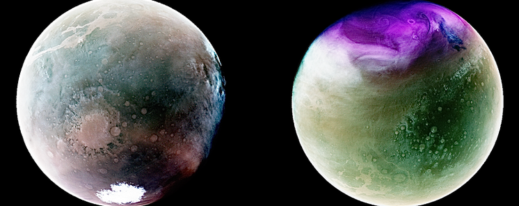 La misin MAVEN sorprende con imgenes ultravioletas del planeta rojo 