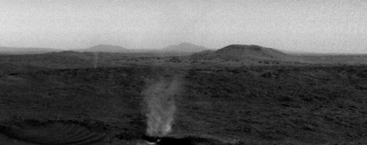 Cuando los demonios se devoran El rover Perseverance capta un fenmeno marciano singular