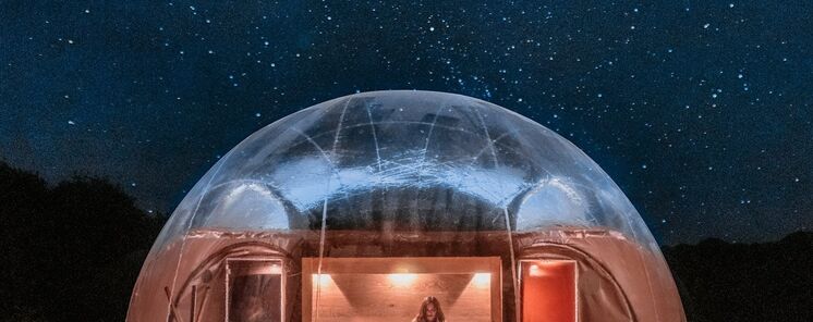 SkyBubbles dormir bajo las estrellas con diseo sostenibilidad y confort