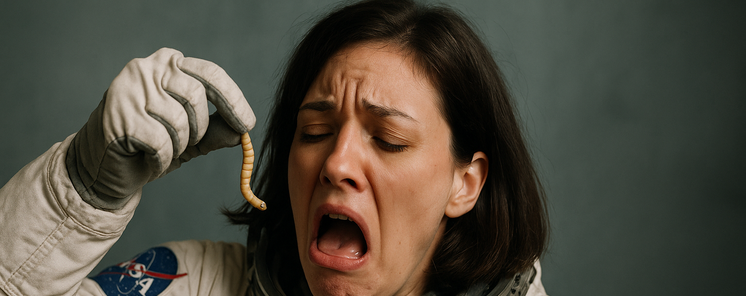 Comer insectos en el espacio La ESA investiga el men del futuro