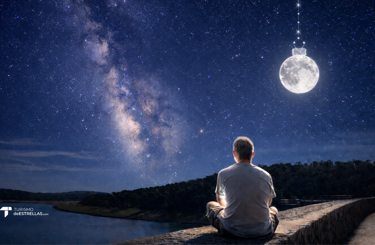 Navidad bajo las estrellas balance de un ao mirando al cielo