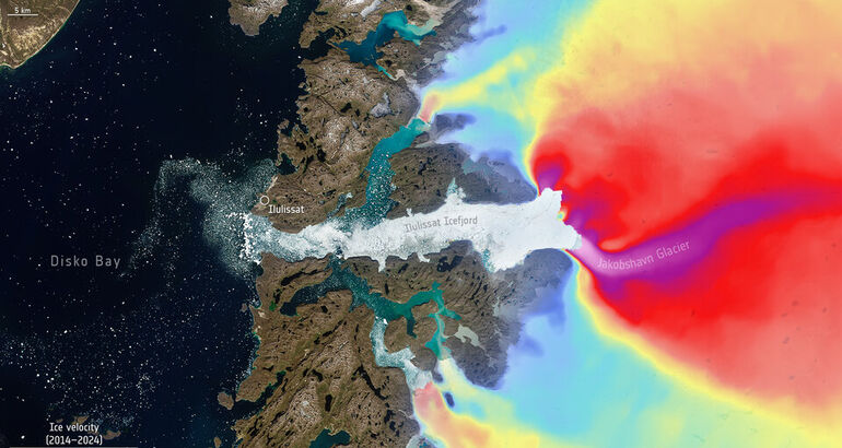 Diez aos vigilando el hielo del planeta Sentinel1 el radar que no duerme