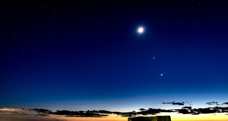 Venus y Jpiter protagonizan esta semana uno de los encuentros planetarios ms llamativos 