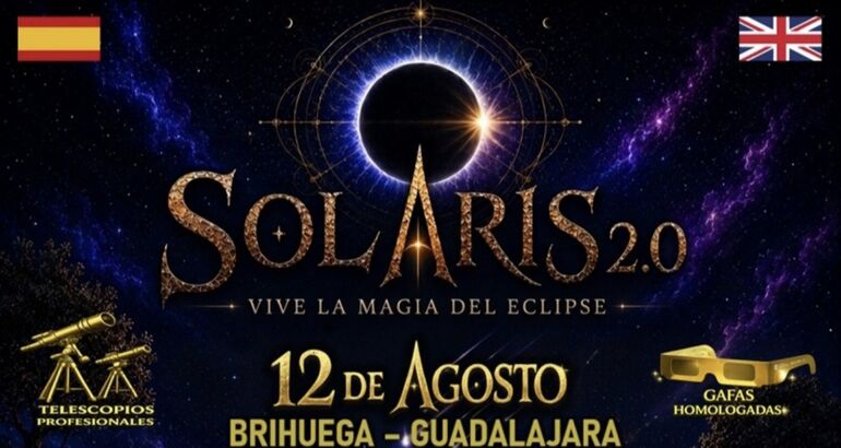 Solaris renace en Brihuega para celebrar el eclipse total de Sol del 12 de agosto