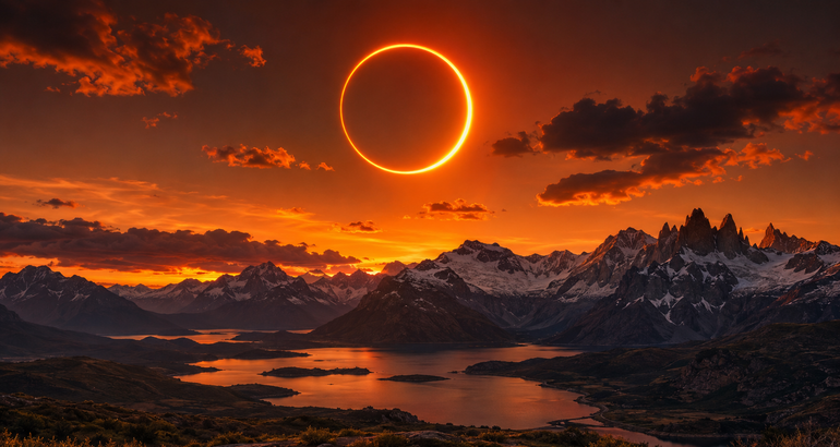 Patagonia bajo un anillo de fuego el gran viaje para el eclipse de 2027