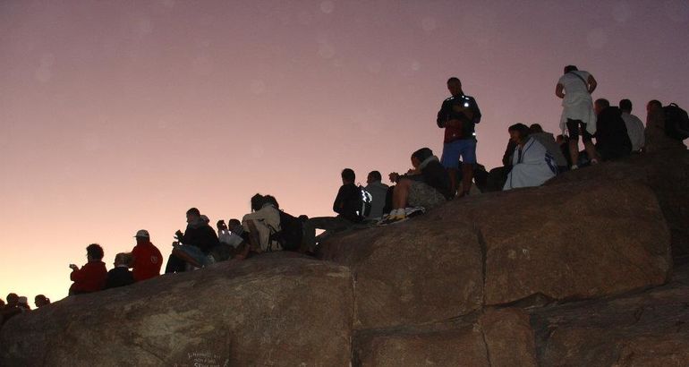 Mgica observacin de estrellas en el Desierto del Sina en Egipto