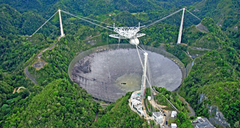 Observatorio de Arecibo asteroides extraterrestres y cine