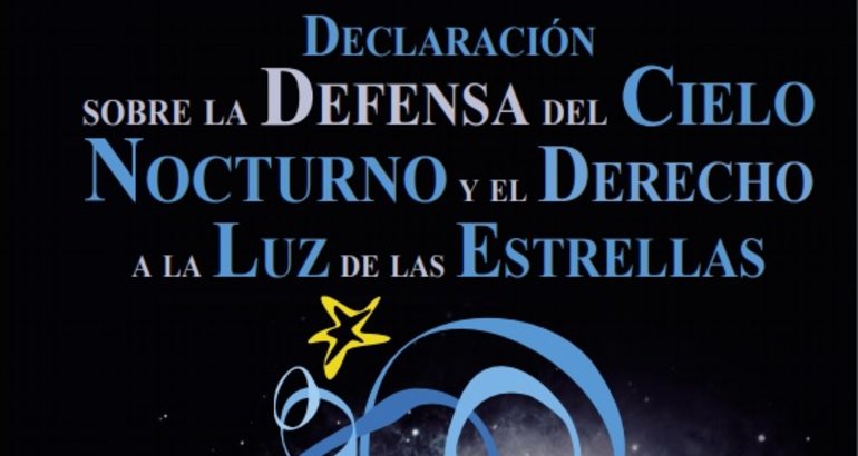 Declaracin de La Palma en Defensa del Cielo Nocturno